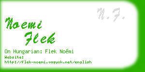 noemi flek business card